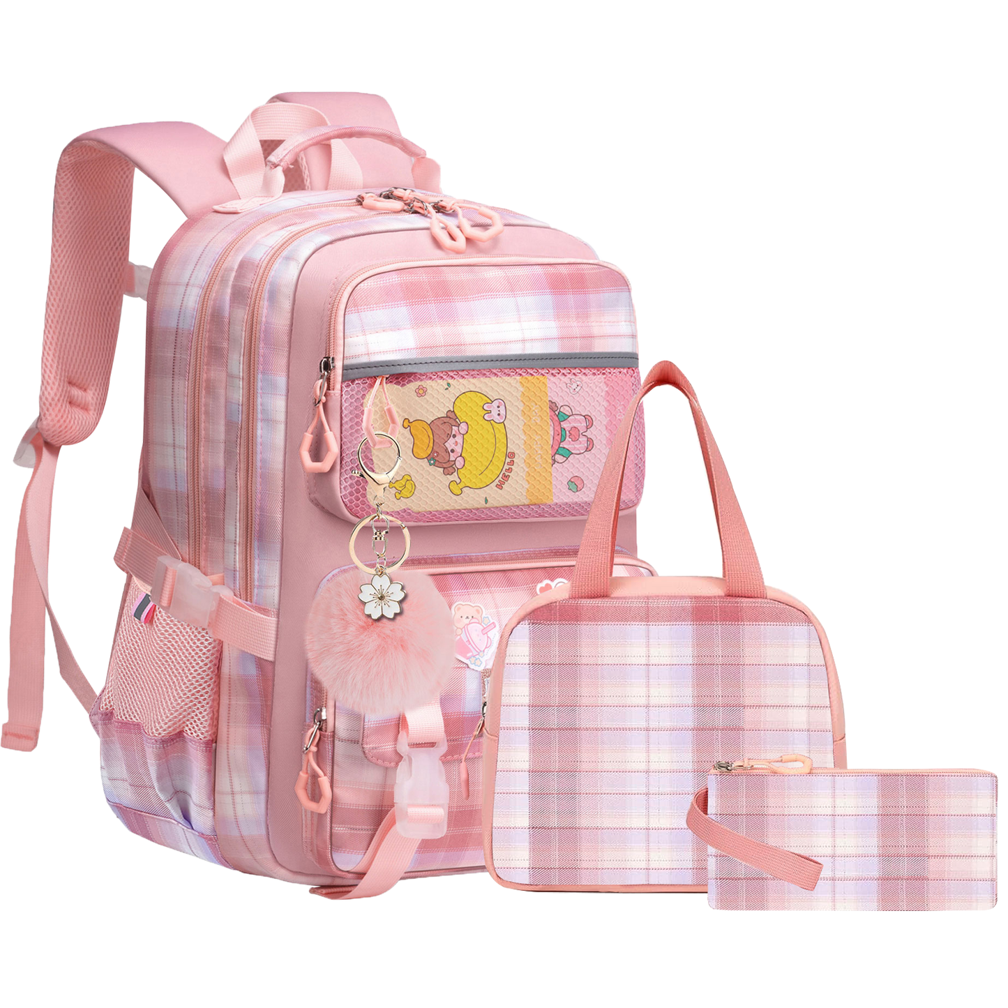 KEBEIXUAN Cute & Practical School Backpack for Girls – Perfect for Ages 6 to 12