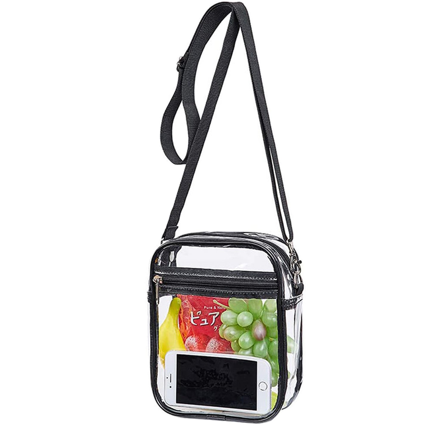 KEBEIXUAN Clear Crossbody Bag Stadium Events Clear Purses