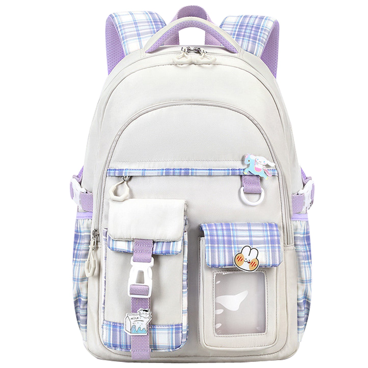 KEBEIXUAN Mochilas para niñas y niños Kawaii Mochila escolar
