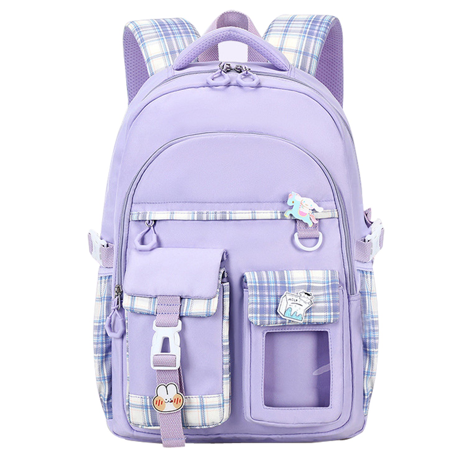 KEBEIXUAN Mochilas para niñas y niños Kawaii Mochila escolar
