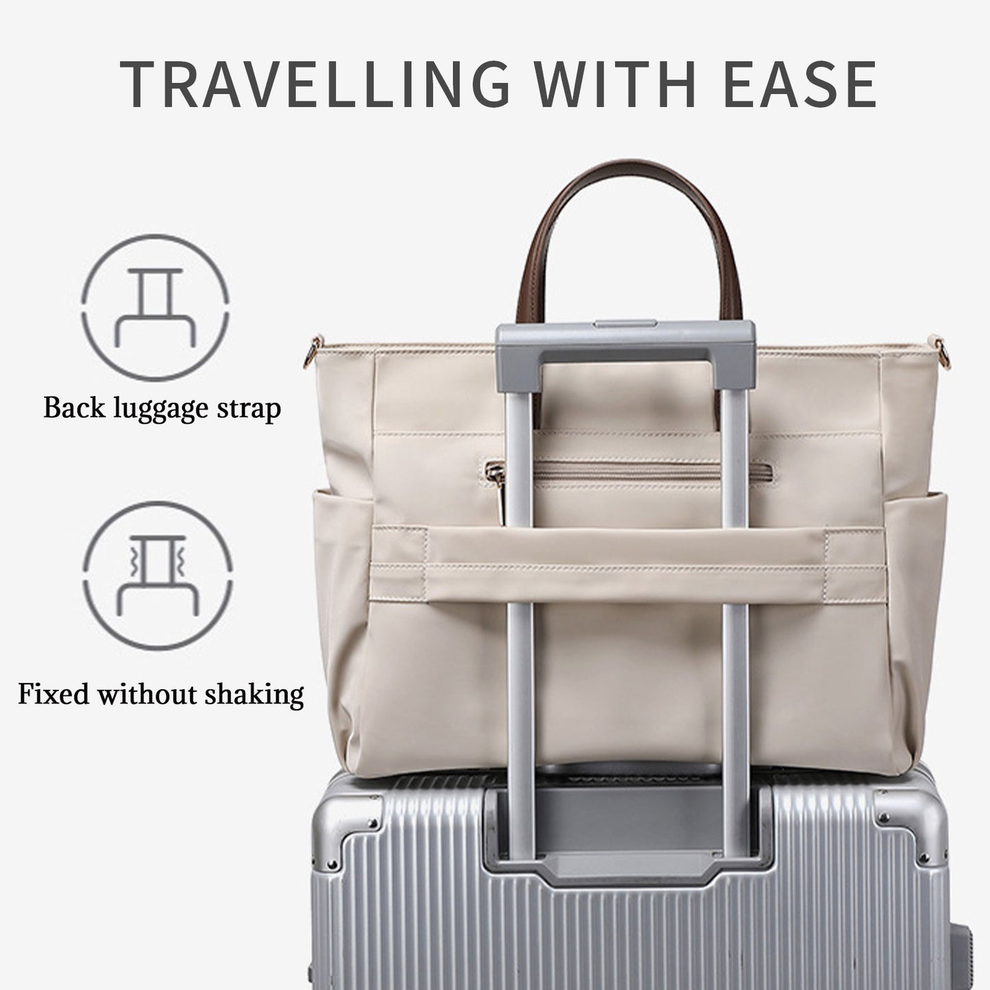 KEBEIXUAN Women's Laptop Bag - Stylish Shoulder Tote for Computers and Tablets, Ideal Work Handbag and Gift for Teachers