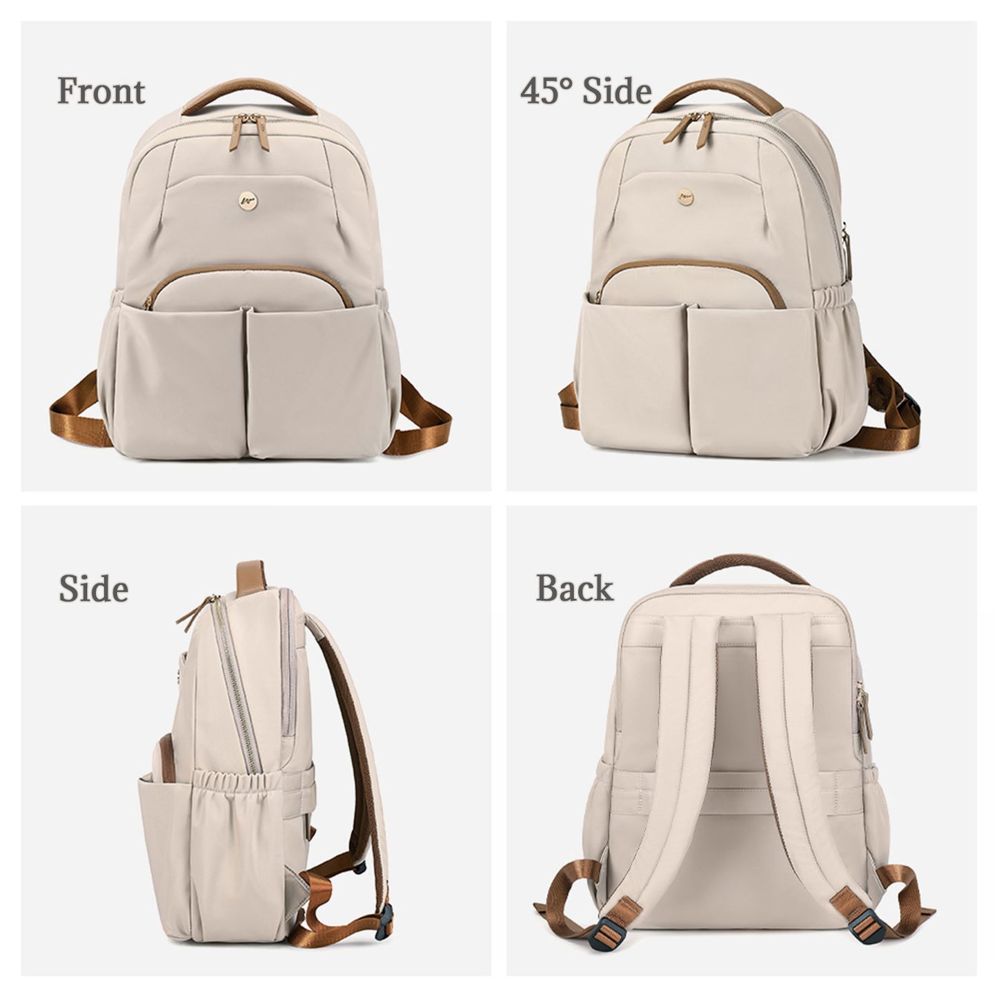 KEBEIXUAN Women's Laptop Backpack - Versatile Work and Travel Purse, Business Computer Bag with Waterproof Compartment for Teachers, Nurses, and College Students