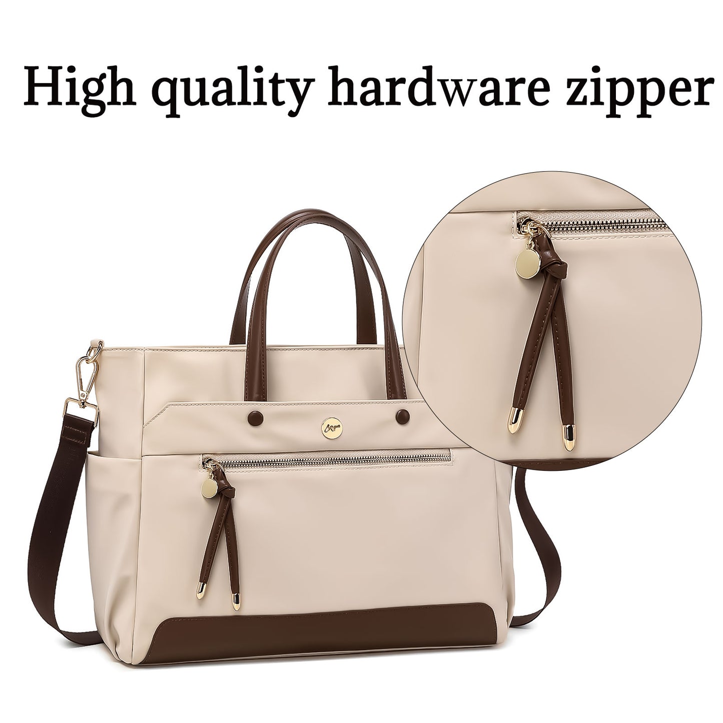 KEBEIXUAN Women's Laptop Bag - Stylish Shoulder Tote for Computers and Tablets, Ideal Work Handbag and Gift for Teachers