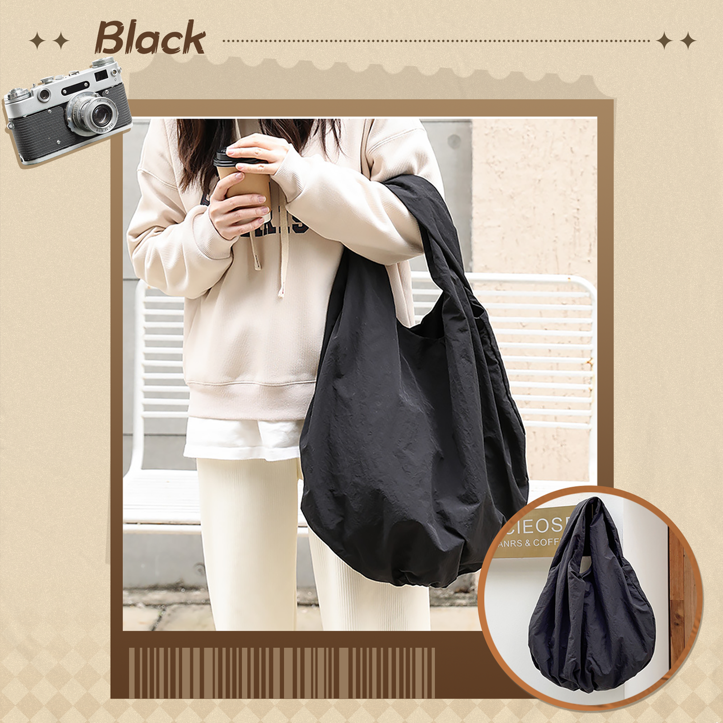 KEBEIXUAN Hobo Bags for Women Stylish Large Capacity Shoulder Bag Casual Messenger Slouchy Bag for Travel College and Work