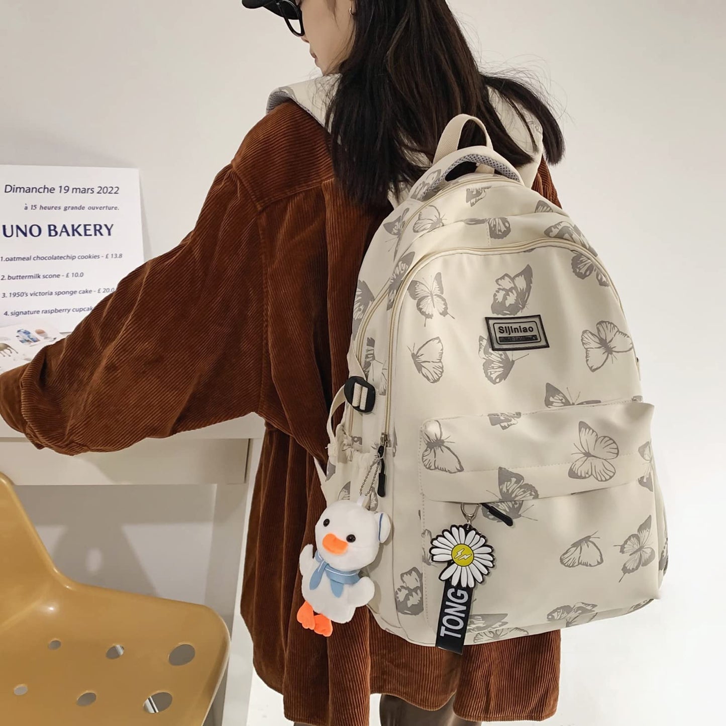kebeixuan girls backpacks cute schoolbag water-repellent cute lightweight
