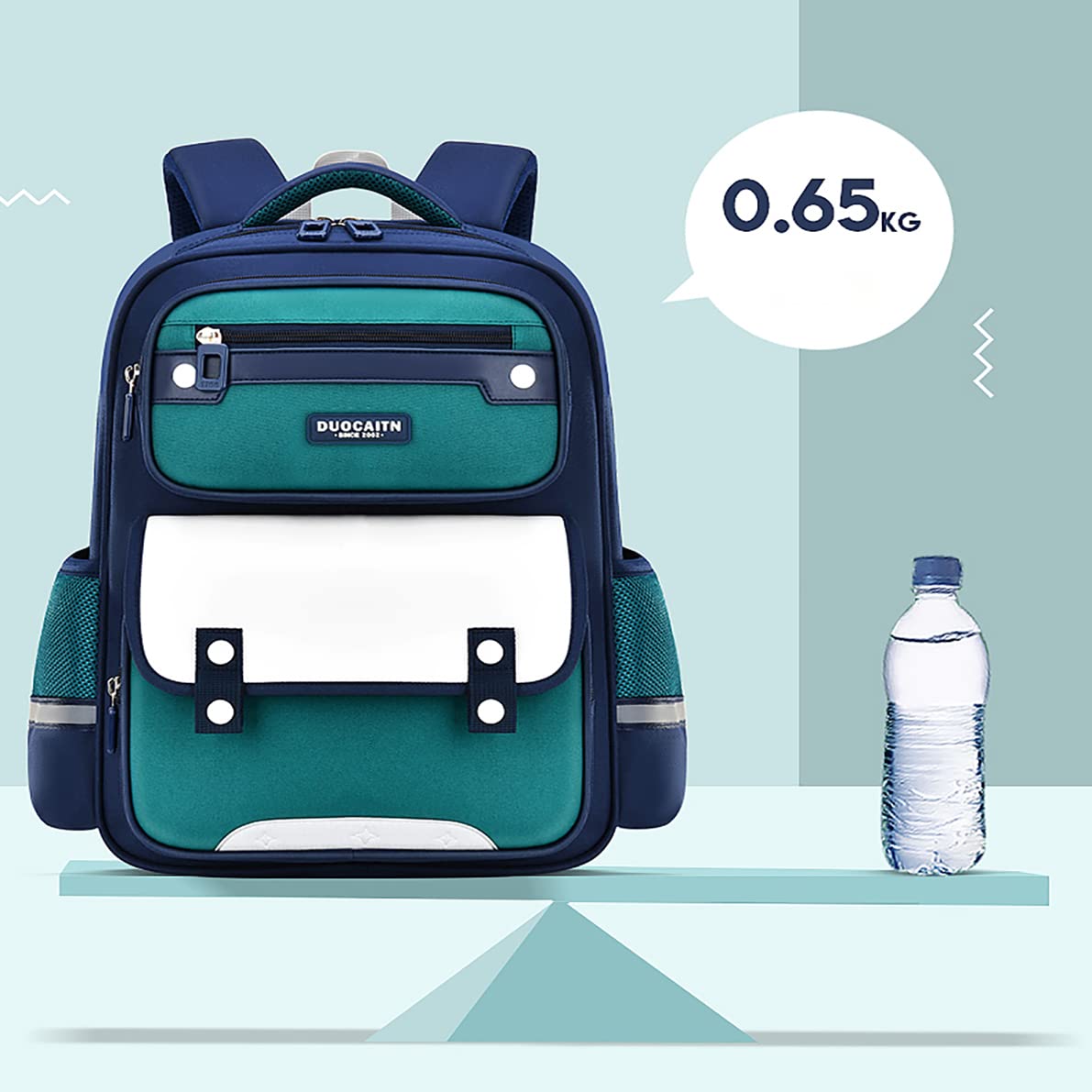 kebeixuan kids boys girls backpacks reflective schoolbag