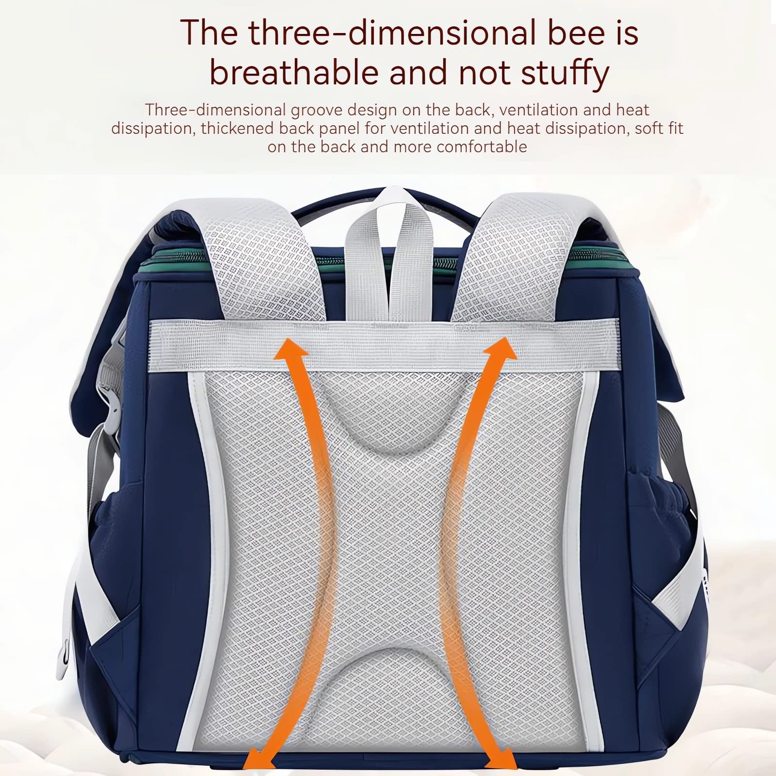 kebeixuan boys school backpack stylish foldable kids reflective bookbag