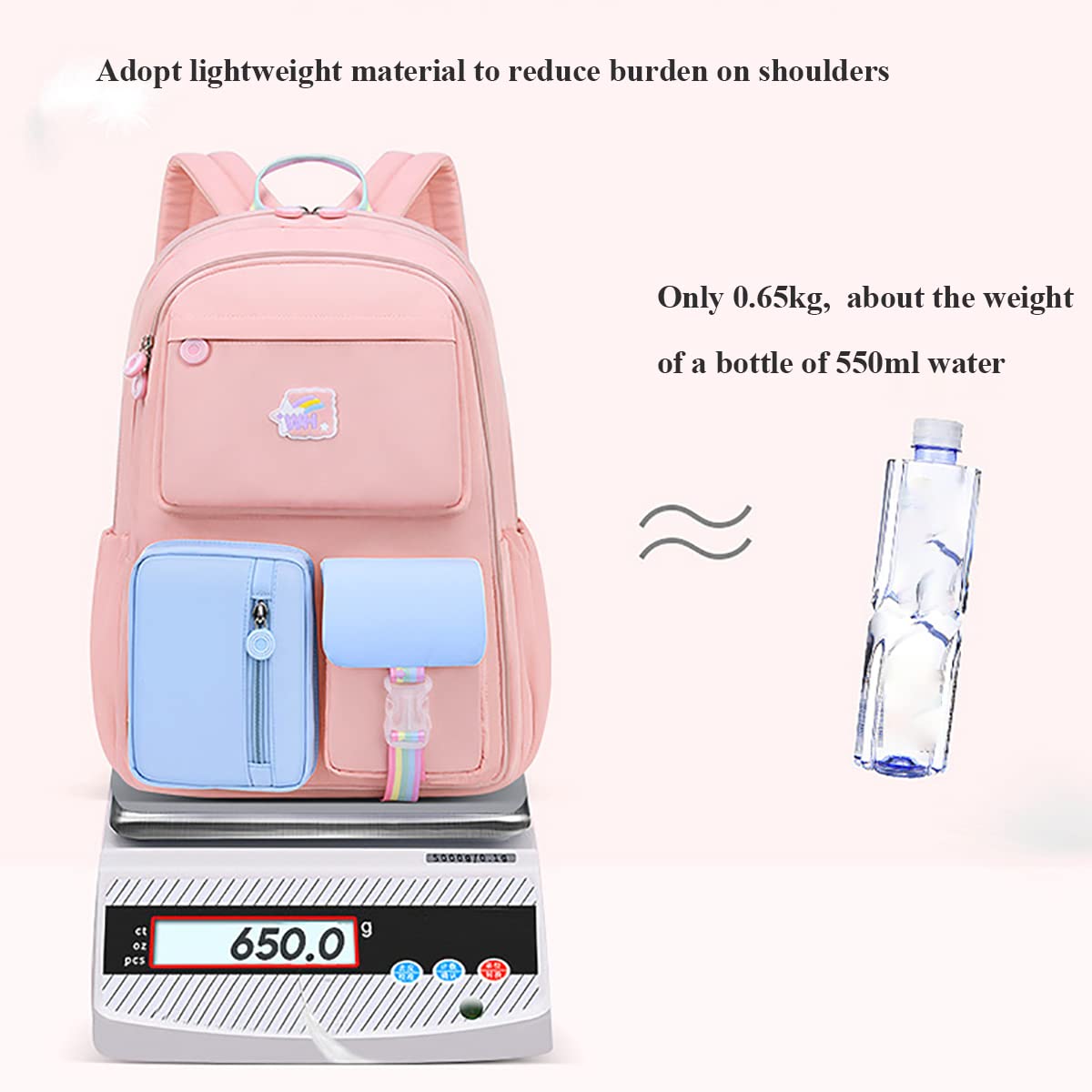 kebeixuan girls backpacks schoolbag cute aesthetic bookbag