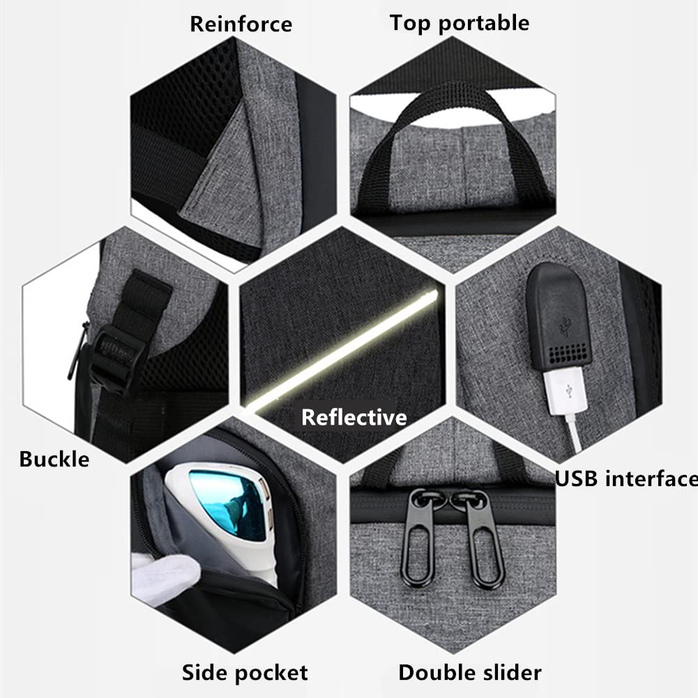 kebeixuan laptop backpack padded bag USB charging