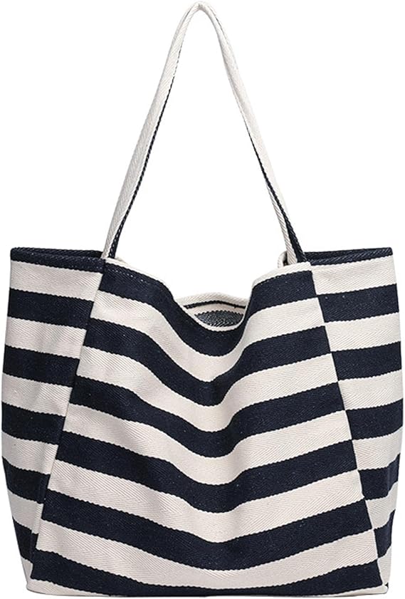 WYCY Canvas Tote Bag Tote Bags for Women Big Capacity Shoulder Bag with Inner Pocket for Work Beach Travel