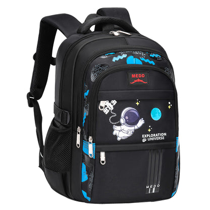 KEBEIXUAN Schoolbag Backpack for Boys Bookbags Space Astronaut Rocket Backpack