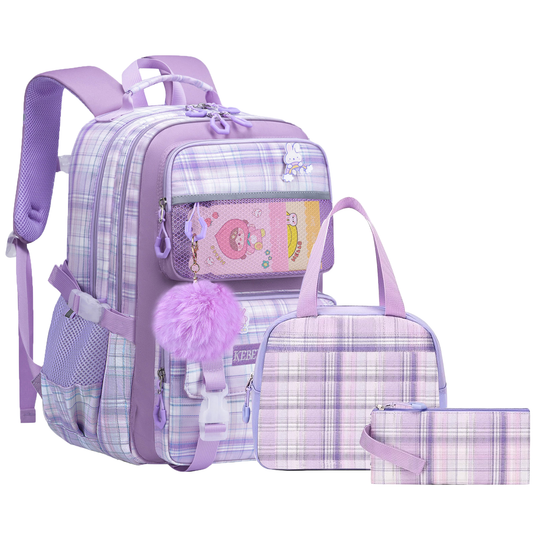 KEBEIXUAN Cute & Practical School Backpack for Girls – Perfect for Ages 6 to 12