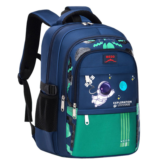 KEBEIXUAN Schoolbag Backpack for Boys Bookbags Space Astronaut Rocket Backpack
