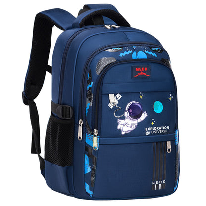 KEBEIXUAN Schoolbag Backpack for Boys Bookbags Space Astronaut Rocket Backpack