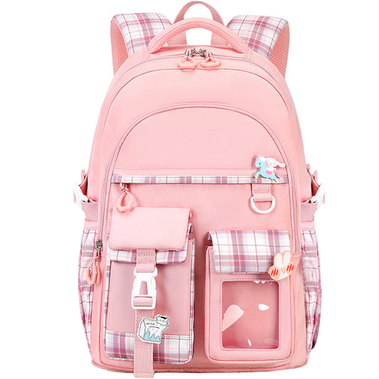 KEBEIXUAN Backpacks for Girls Kids Kawaii School Bag Bookbag