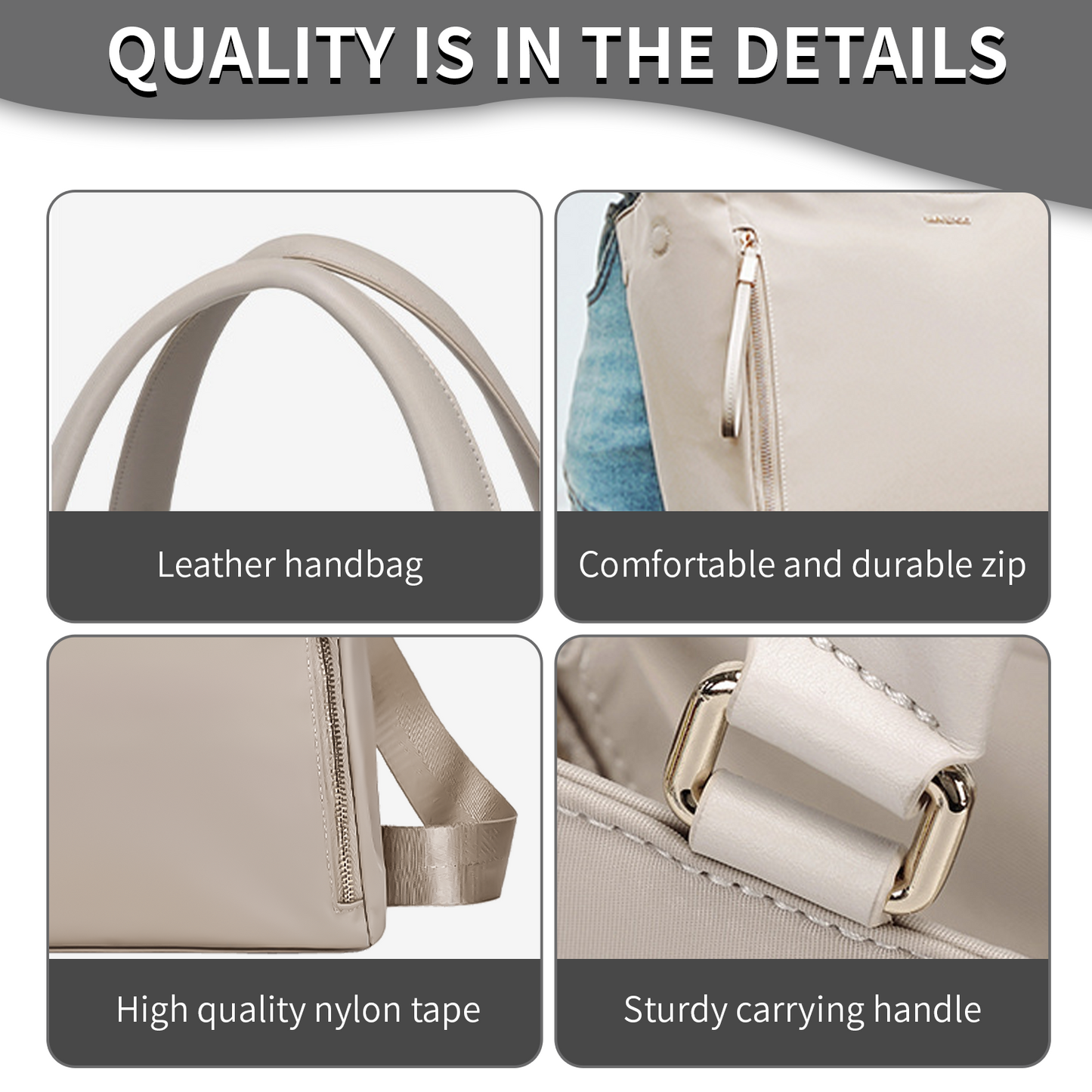 KEBEIXUAN Women's Laptop Bag - Stylish Shoulder Tote for Computers and Tablets, Zippered Handbag for Work, Travel, and Gifts for Teachers