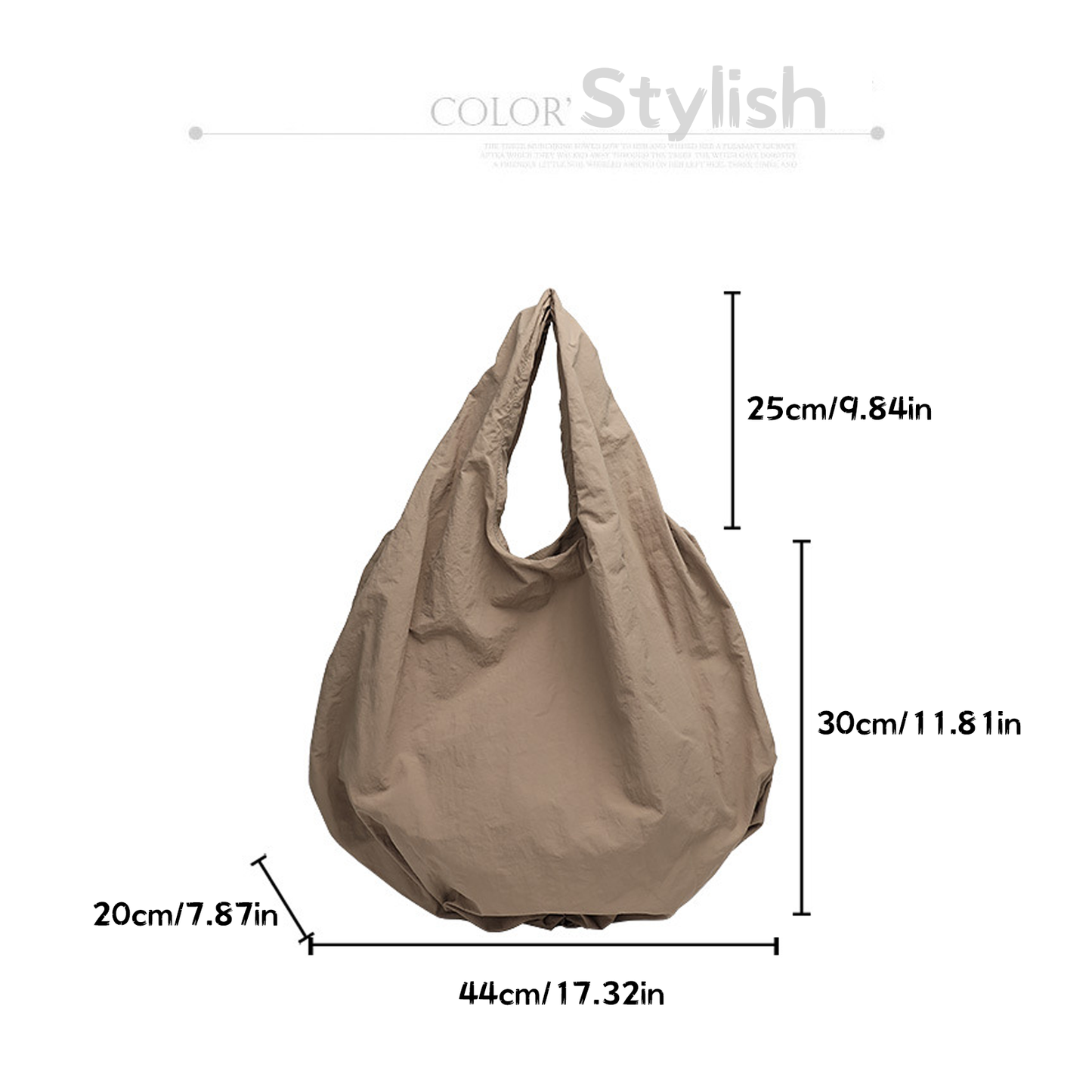 KEBEIXUAN Hobo Bags for Women Stylish Large Capacity Shoulder Bag Casual Messenger Slouchy Bag for Travel College and Work
