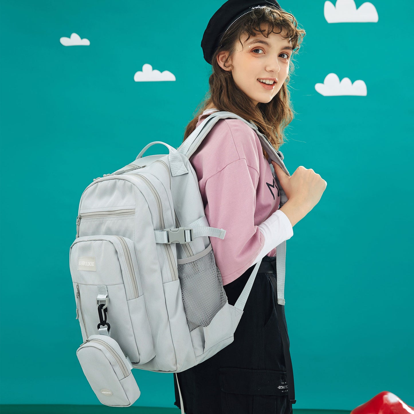 KEBEIXUAN Large School Backpack for Teen Girls – Stylish Bookbag with Laptop Sleeve for High School, College & Daily Use