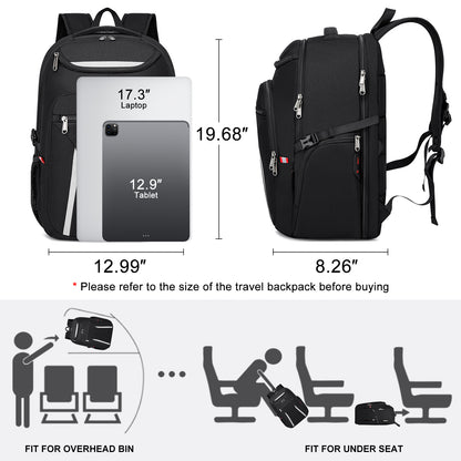KEBEIXUAN Backpacks for Men Laptop Backpack Travel Anti Theft College School Bag Extra Large Backpacks Fits 17 Inch Computer