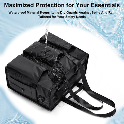 KEBEIXUAN Tote Bag for Women Work, Laptop Bag with Thick Bottom, Waterproof, 22 Pockets for Teacher, Nurse, Professionals