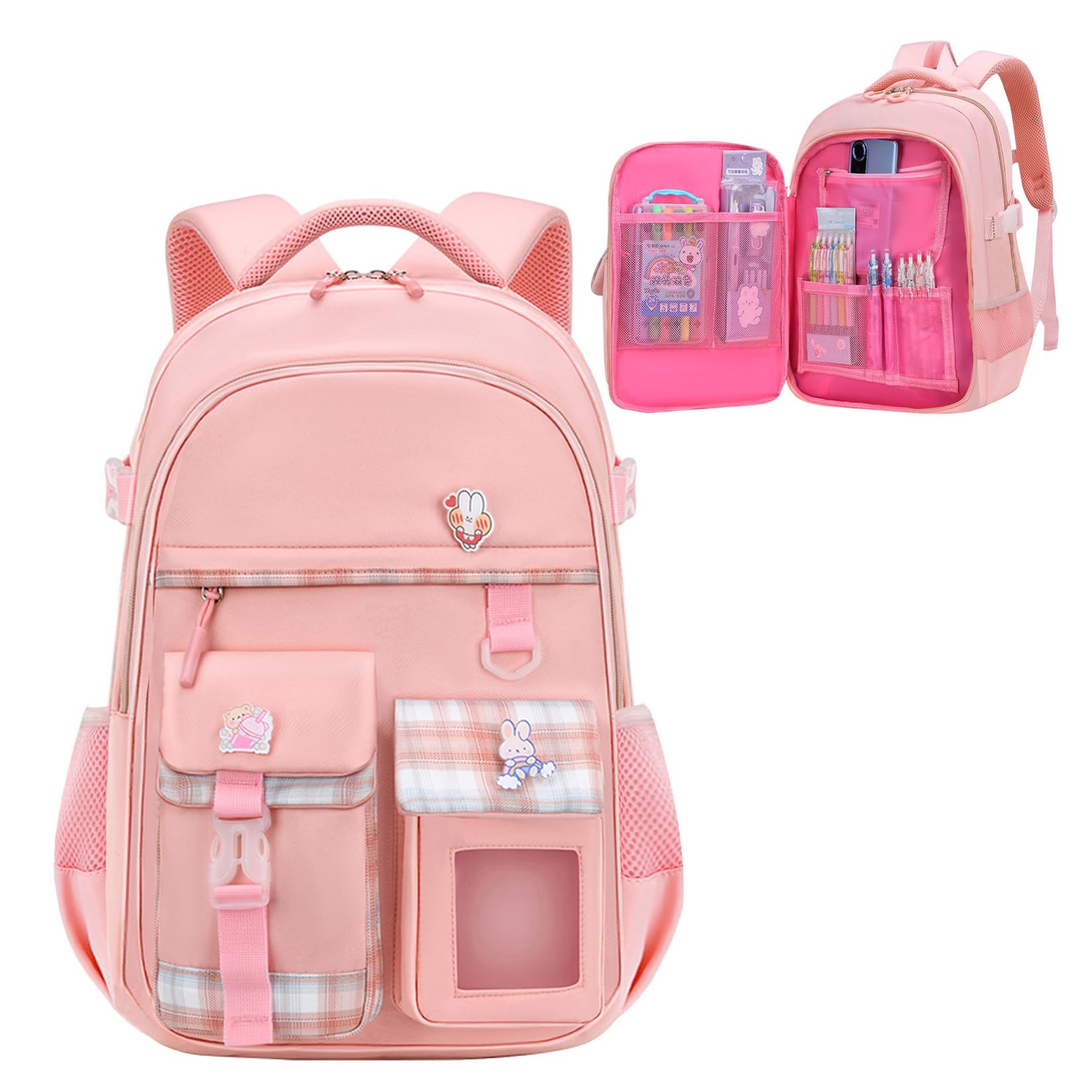 kebeixuan girls backpacks side door cute large capacity