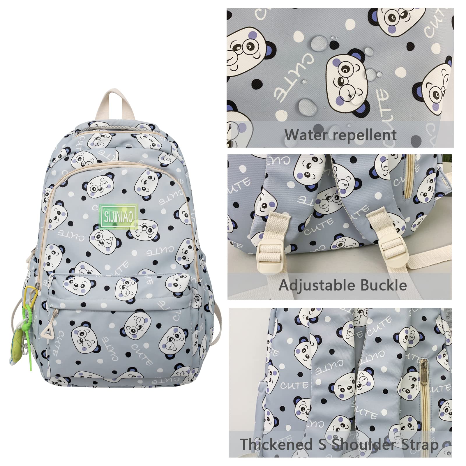 kebeixuan school girls backpacks lightwight water-repellent bookbag