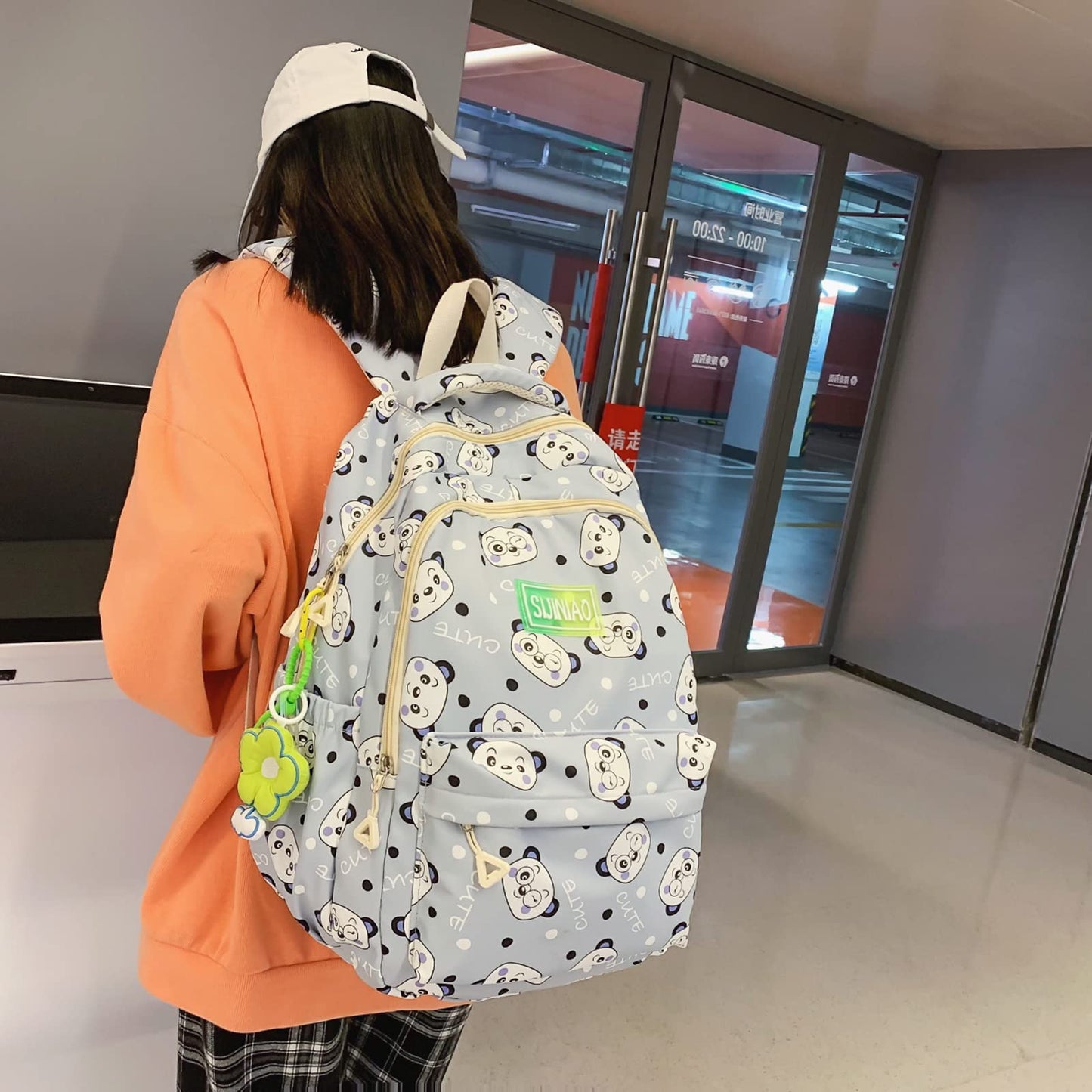 kebeixuan school girls backpacks lightwight water-repellent bookbag