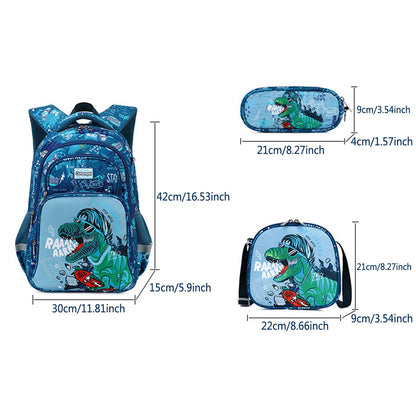 kebeixuan kids backpacks boys girls satchel set 3 pcs