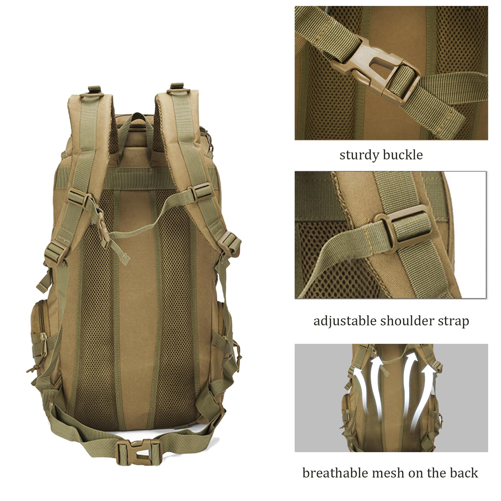 kebeixuan hiking backpacks large tactical travel camping