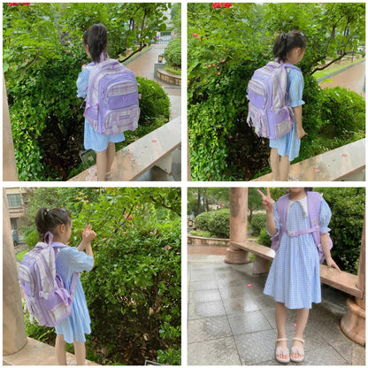 kebeixuan kids girls backpack school large bookbags cute