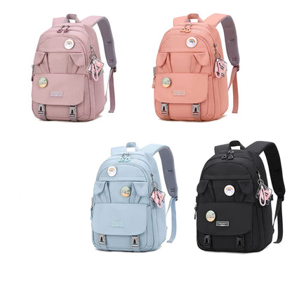 KEBEIXUAN Large Capacity Cute Bunny Ears Backpack for Girls