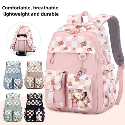 kebeixuan girls backpacks trendy school bag assembly