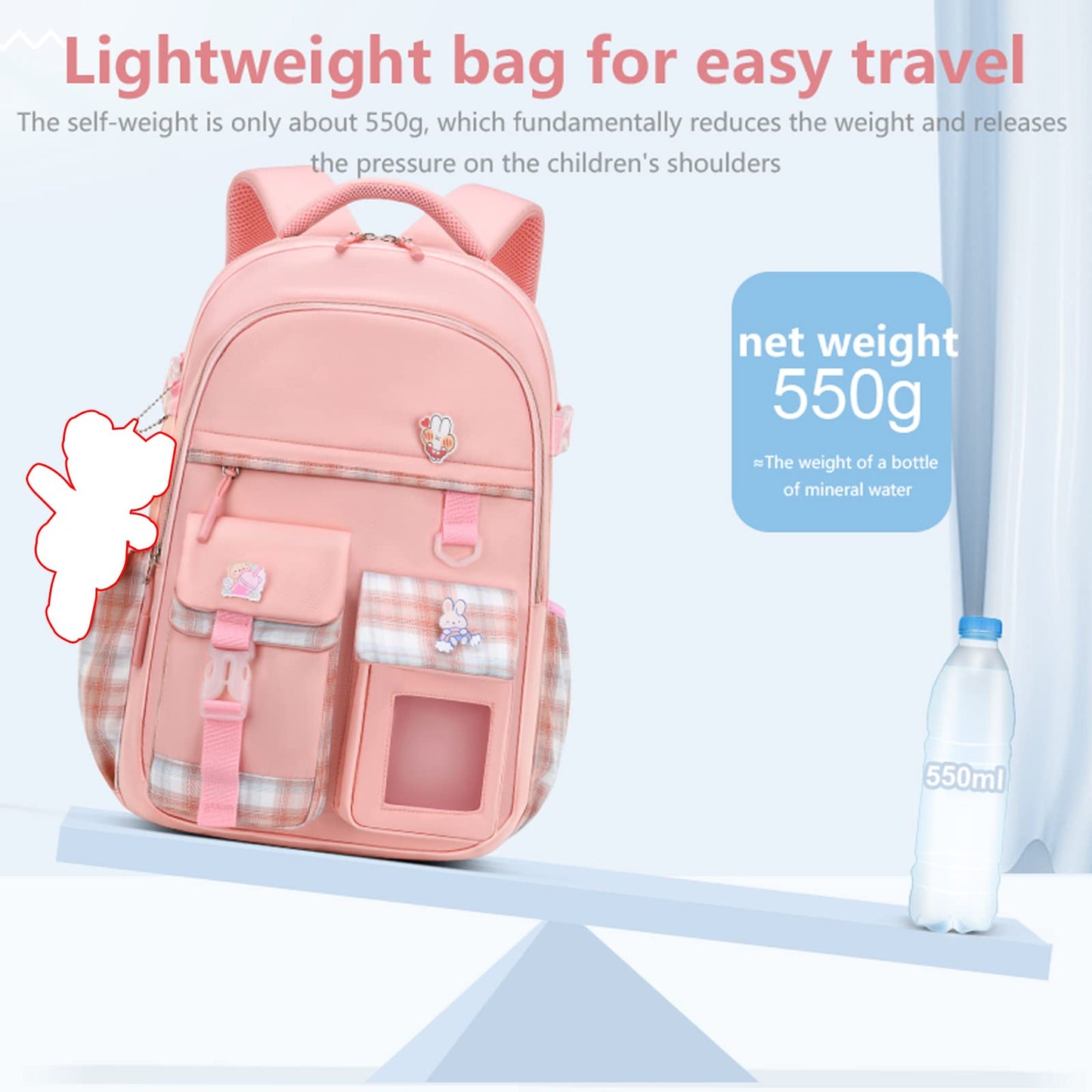 kebeixuan girls backpacks large bookbag laptop compartment