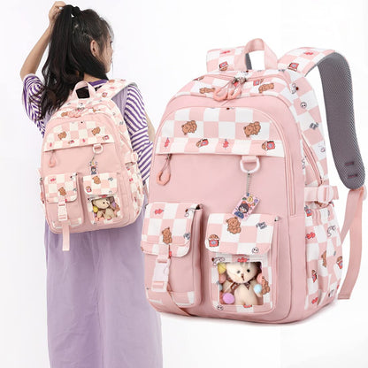 kebeixuan girls backpacks trendy school bag assembly