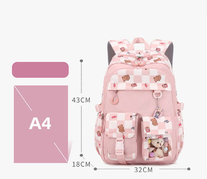 kebeixuan girls backpacks trendy school bag assembly