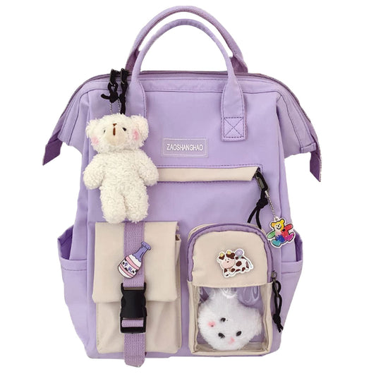 kebeixuan girls backpacks schoolbag waterproof kids