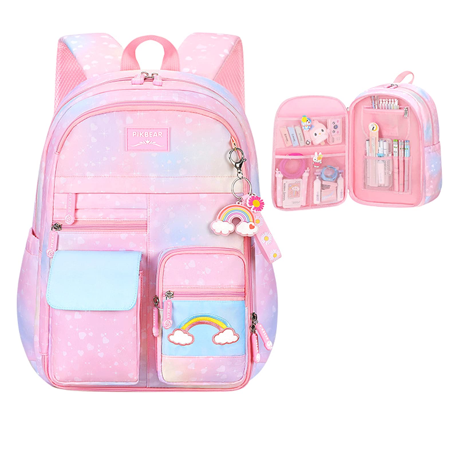 kebeixuan girls backpacks cute schoolbag travel bookbag