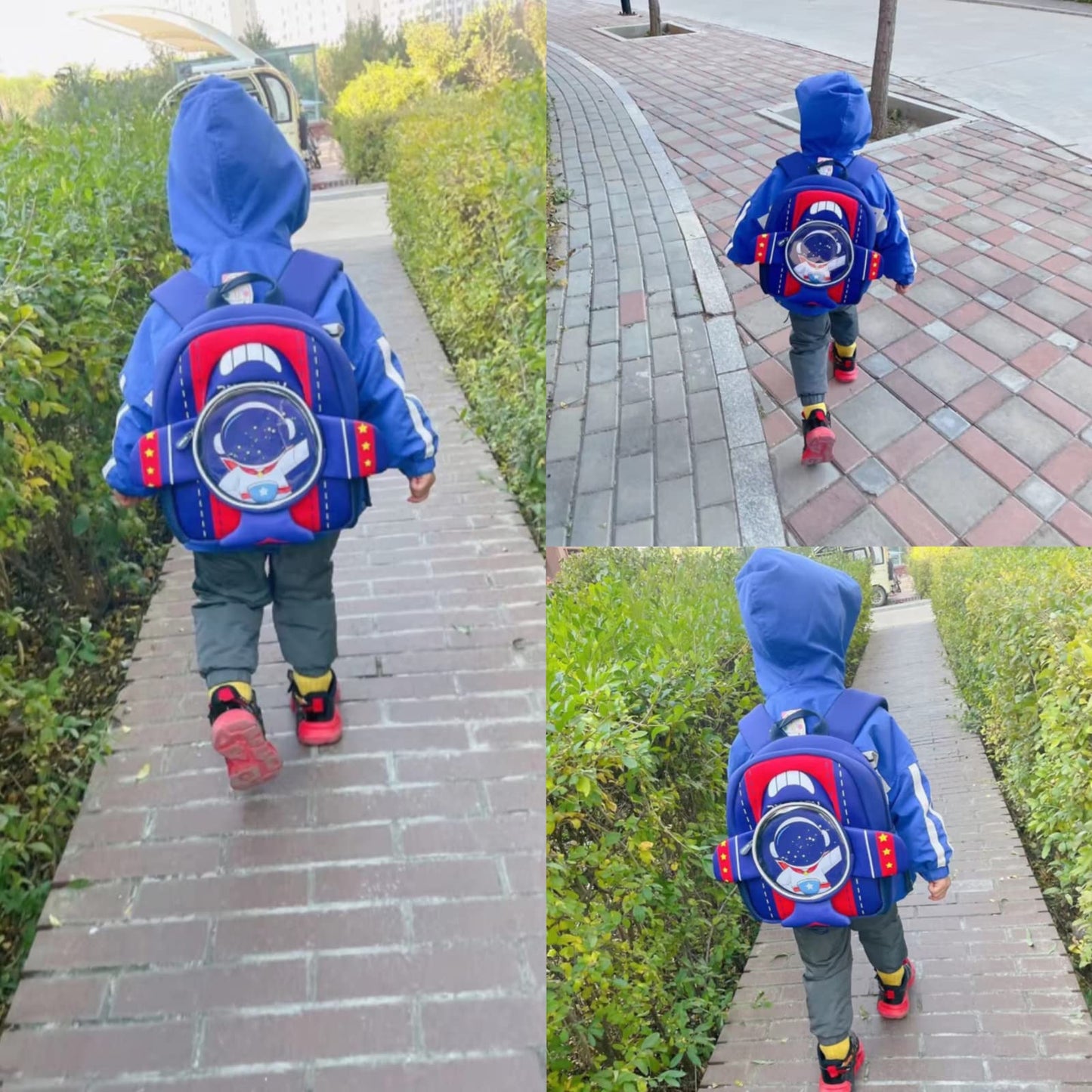 kebeixuan toddler backpacks leash preschool astronaut