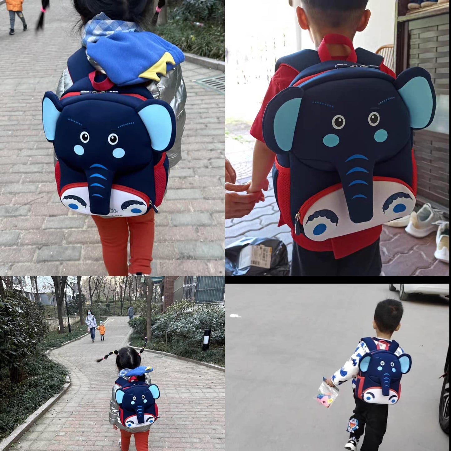 kebeixuan toddler backpacks animal preschool with leash