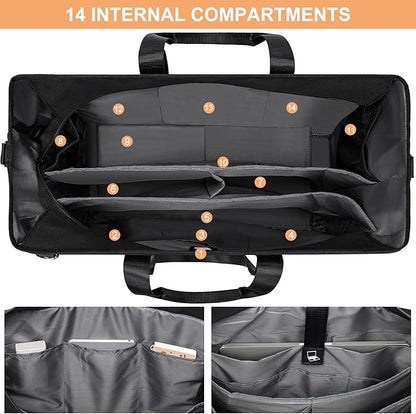 KEBEIXUAN Work Tote Bags for Women with Laptop Compartment Ideal for Teacher, Nurse, Professionals Versatile as Diaper Bag Laptop Tote