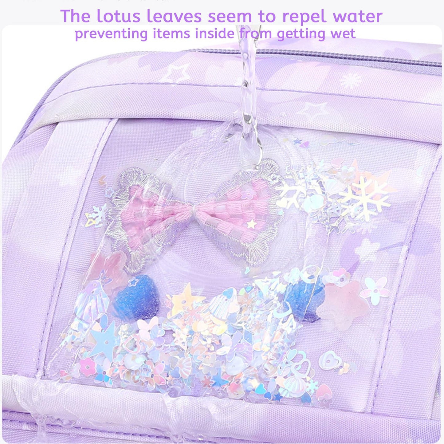 KEBEIXUAN Water-Resistant Large Capacity School Backpack for Girls – with Laptop Compartment