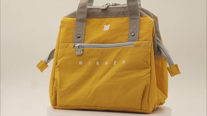 Yellow Insulated Lunch Bag for Women & Girls – Stylish Small Cooler Tote for Work, School & Travel | Lightweight, Leakproof & Easy to Clean | Great Gift for Nurses, Teachers, and Students