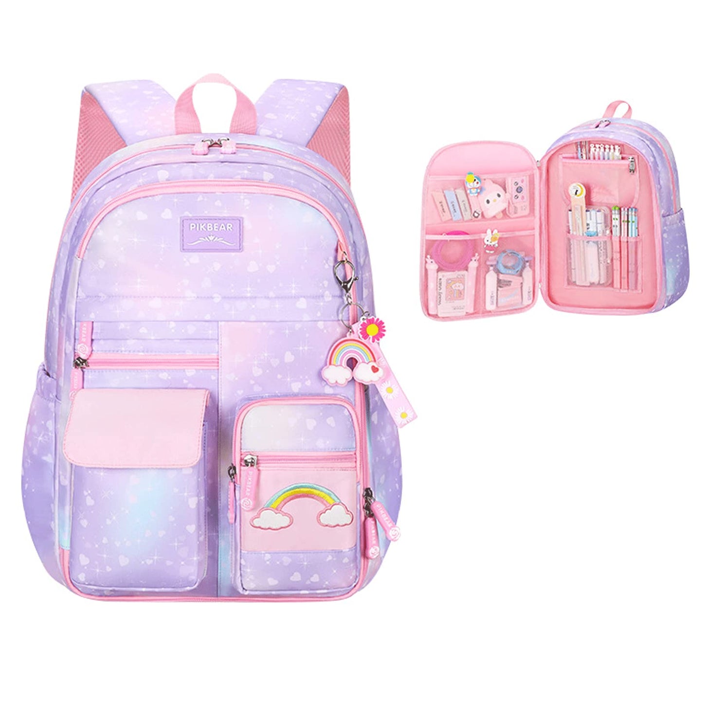 kebeixuan girls backpacks cute schoolbag travel bookbag