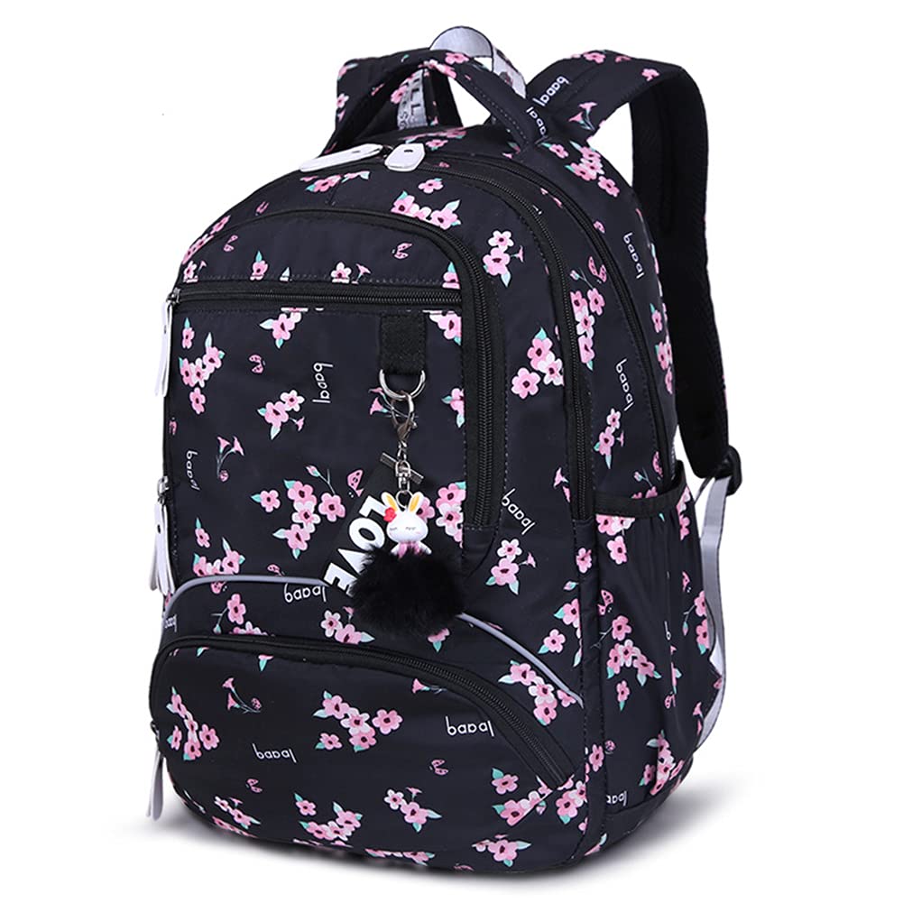 kebeixuan girls backpack multi-compartment school bag