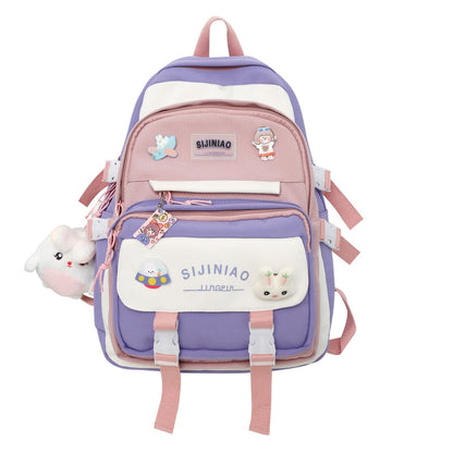 kebeixuan girls backpacks cute lightweight multiple compartments laptop 