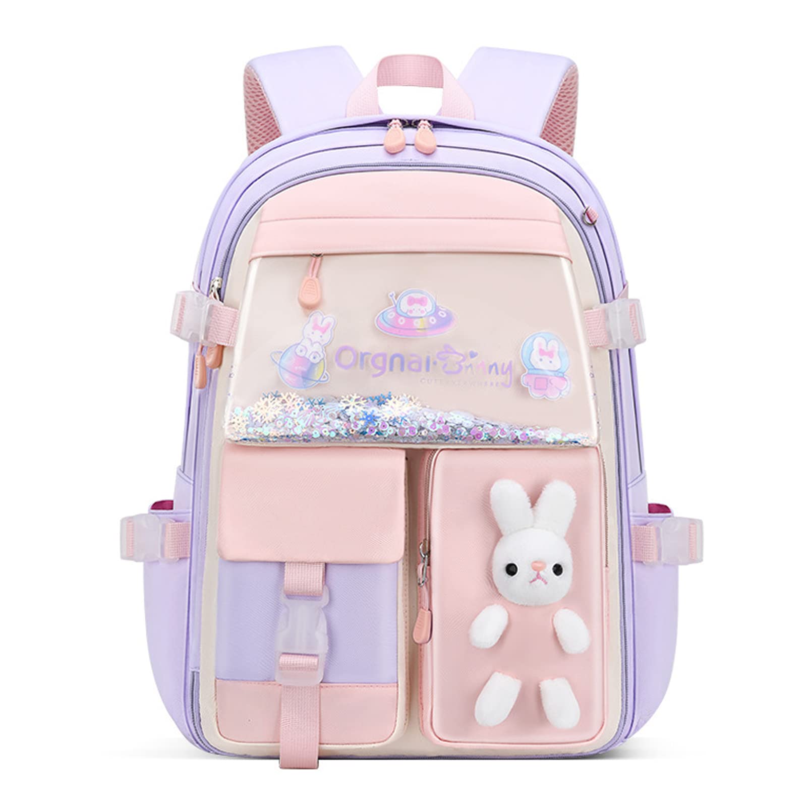 kebeixuan girls backpacks side open cute school bag