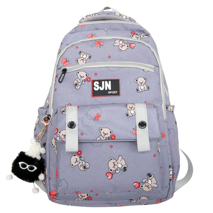 kebeixuan girls backpacks school daypack travel daypack bear