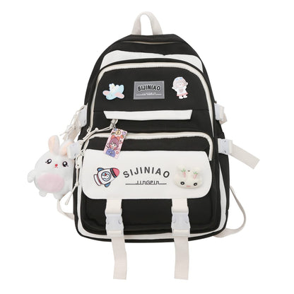 kebeixuan girls backpacks cute lightweight multiple compartments laptop 