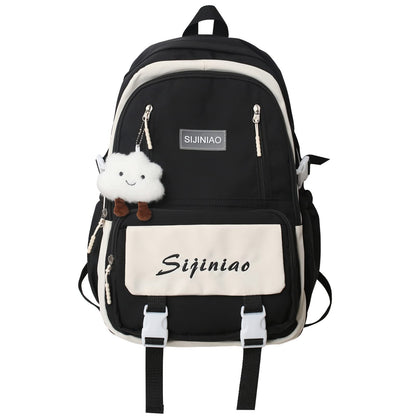 kebeixuan girls backpack trendy daypack lightweight with luggage strap